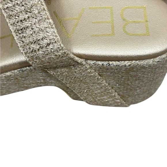 Beach by Matisse sable gold platform sandals size 7 - Picture 6 of 11